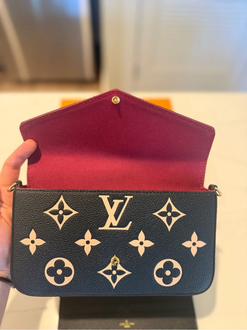 Louis Vuitton Pochette Félicie Black Monogram - Great condition